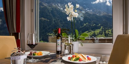 Luxusurlaub - Restaurant: vorhanden - Restaurant «Belvedere», Genussreich essen im Hotel Belvedere Grindelwald - Belvedere Swiss Quality Hotel Grindelwald