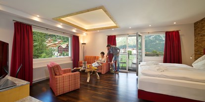 Luxusurlaub - Saunalandschaft: Dampfbad - Ennetbürgen - Deluxe Doppelzimmer, Hotel Belvedere Grindelwald - Belvedere Swiss Quality Hotel Grindelwald