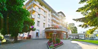 Luxusurlaub - Ladestation Elektroauto - Ennetbürgen - Hotel Belvedere Grindelwald im Sommer - Belvedere Swiss Quality Hotel Grindelwald