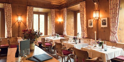 Luxusurlaub - Wellnessbereich - St. Moritz - Restorant Stüva 1817 - Parkhotel Margna