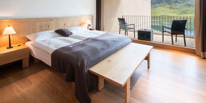 Luxusurlaub - Saunalandschaft: finnische Sauna - Andermatt - Suite Seesicht, Sommer - Frutt Mountain Resort