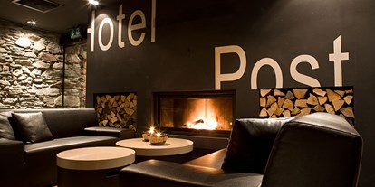 Luxusurlaub - Saunalandschaft: finnische Sauna - Wallis - Hotel Lobby - Unique Hotel Post Zermatt