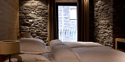 Luxusurlaub - Saunalandschaft: finnische Sauna - Zermatt - Style Doppelzimmer - Unique Hotel Post Zermatt