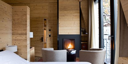 Luxusurlaub - WLAN - Leukerbad - Lifestyle Loft Doppelzimmer - Unique Hotel Post Zermatt