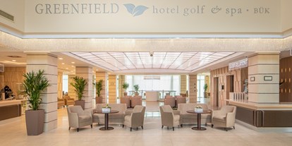 Luxusurlaub - Saunalandschaft: Textilsauna - Bükfürdő - Greenfield Hotel Golf & Spa