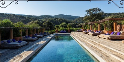 Luxusurlaub - Pools: Außenpool beheizt - Korsika  - Hotel de la Ferme Murtoli, pool - Hotel de la Ferme - Murtoli