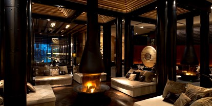 Luxusurlaub - Saunalandschaft: finnische Sauna - Uri - The Lobby - The Chedi Andermatt