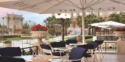 Luxusurlaub - Hotel-Schwerpunkt: Luxus & Kulinarik - Türkei - Gazebo Lounge - Çirağan Palace Kempinski Istanbul