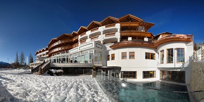 Luxusurlaub - Saunalandschaft: finnische Sauna - Obereggen (Trentino-Südtirol) - Hotel Sonnalp