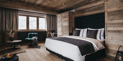 Luxusurlaub - Hotel-Schwerpunkt: Luxus & Skifahren - Stans (Stans) - VAYA Zillertal Junior Suite Schlafzimmer - VAYA Zillertal