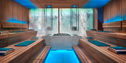 Luxusurlaub - Saunalandschaft: Dampfbad - Gardasee - Verona - Quellenhof Luxury Resort Lazise