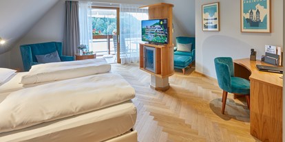 Luxusurlaub - Bettgrößen: Doppelbett - Baden-Württemberg - Doppelzimmer - Erfurths Bergfried Ferien & Wellnesshotel