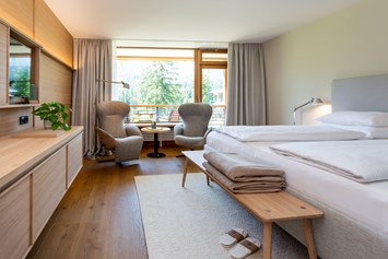Luxushotel: Doppelzimmer Gartenflügel  - Das Kranzbach