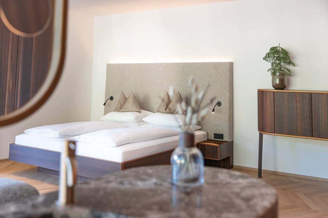 Luxushotel: Nesslerhof Suite Schlafbereich - Hotel Nesslerhof