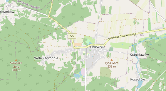 Luxushotel auf Karte