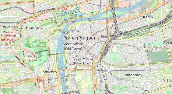 Luxushotel auf Karte