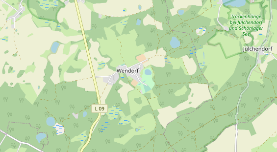 Luxushotel auf Karte