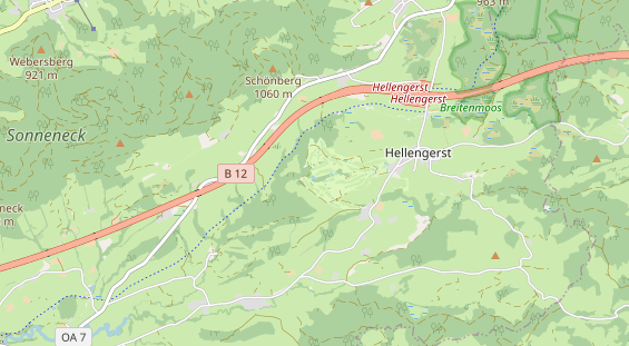 Luxushotel auf Karte