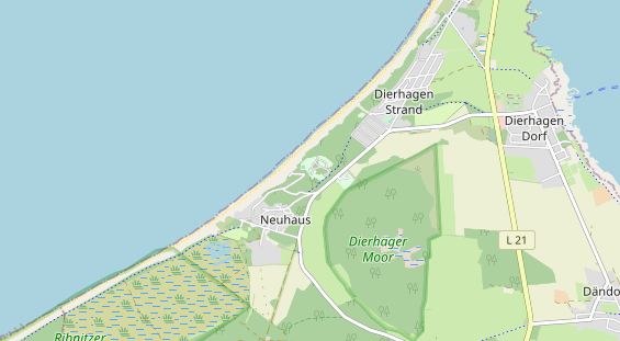 Luxushotel auf Karte