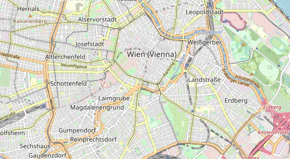 Luxushotel auf Karte