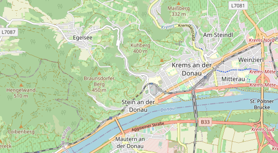 Luxushotel auf Karte