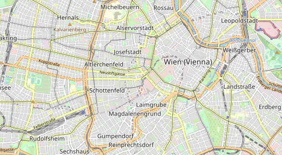 Luxushotel auf Karte