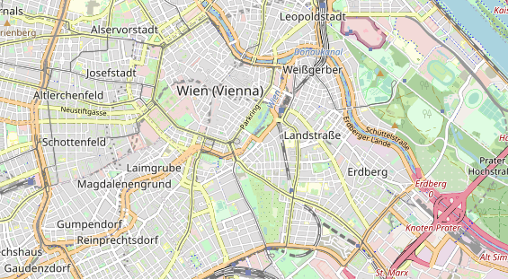 Luxushotel auf Karte