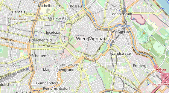 Luxushotel auf Karte