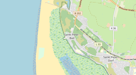 Luxushotel auf Karte