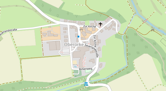 Luxushotel auf Karte