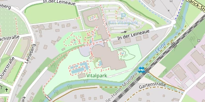 Luxushotel auf Satellitenbild