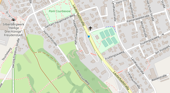 Luxushotel auf Satellitenbild