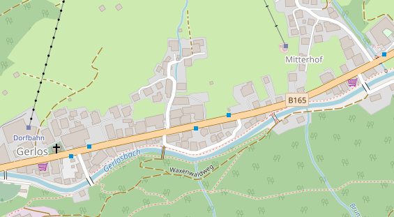 Luxushotel auf Satellitenbild