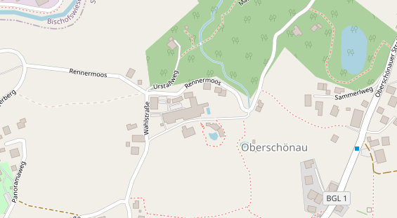 Luxushotel auf Satellitenbild