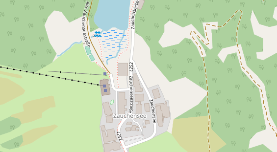 Luxushotel auf Satellitenbild