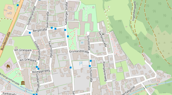 Luxushotel auf Satellitenbild