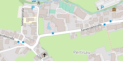 Luxushotel auf Satellitenbild