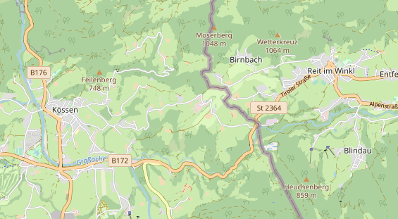 Luxushotel auf Karte