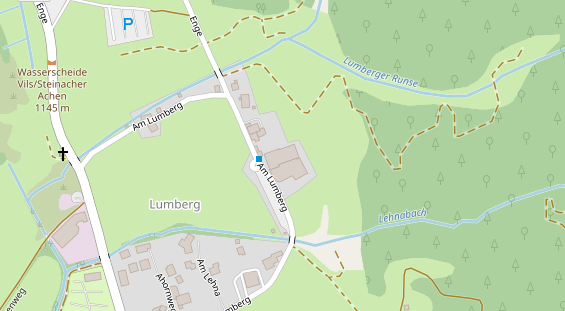 Luxushotel auf Satellitenbild