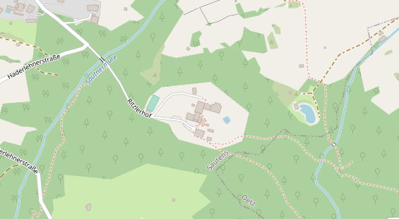 Luxushotel auf Satellitenbild