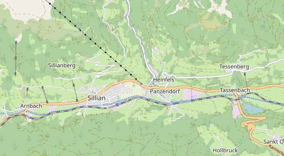 Luxushotel auf Karte