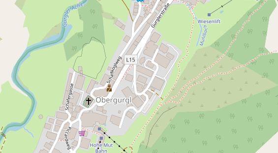 Luxushotel auf Satellitenbild