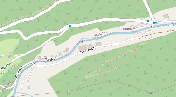 Luxushotel auf Satellitenbild