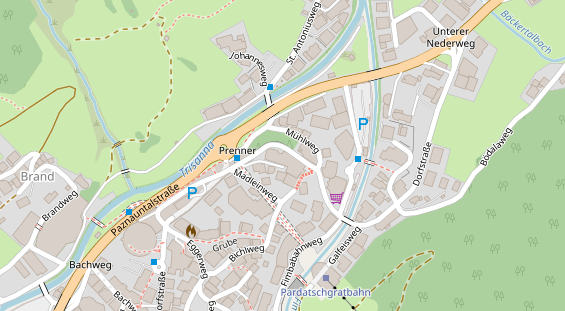 Luxushotel auf Satellitenbild