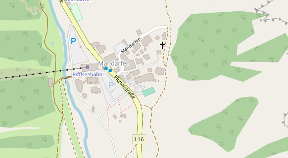 Luxushotel auf Satellitenbild