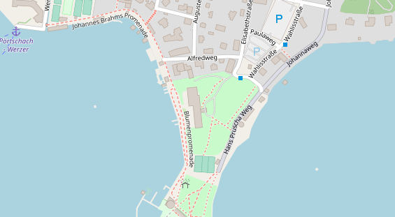 Luxushotel auf Satellitenbild