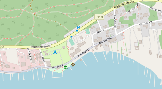 Luxushotel auf Satellitenbild