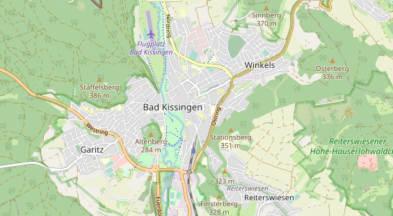 Luxushotel auf Karte