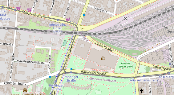 Luxushotel auf Satellitenbild