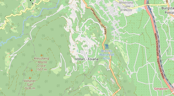 Luxushotel auf Karte